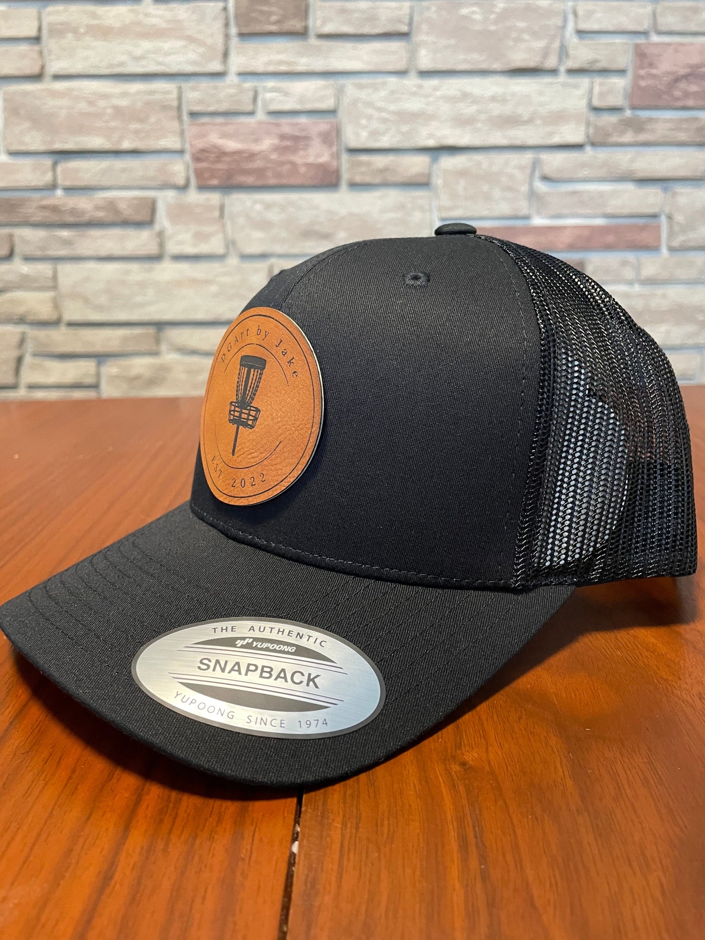 Custom Snapback Hat - Black